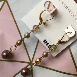 Charter Club City Ears Genuine Stone Earrings